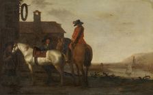 Stopping Place for Horsemen and Horses, late 17th-early 18th century. Creator: Abraham Pietersz van Kalraet