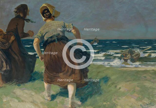 Storm, 1908. Creator: Friedrich Klein-Chevalier.