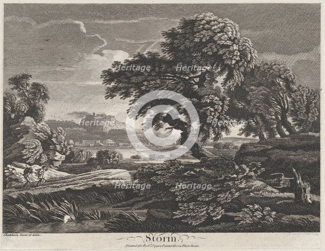 Storm, ca. 1745-58., ca. 1745-1758. Creator: Jean Baptiste Claude Chatelain.