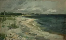 Storm Clouds, 1880. Creator: John Henry Twachtman (American, 1853-1902)
