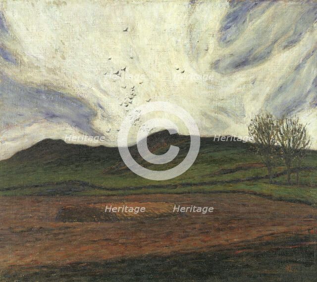 Storm Clouds, 1893. Creator: Karl Nordström.