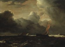 Storm Clouds over the Sea, mid-late 17th century. Creator: Jacob van Ruisdael