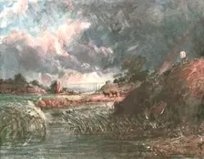 Storm Clouds passing over Hampstead early 19th century, (c1900). Creator: Unknown