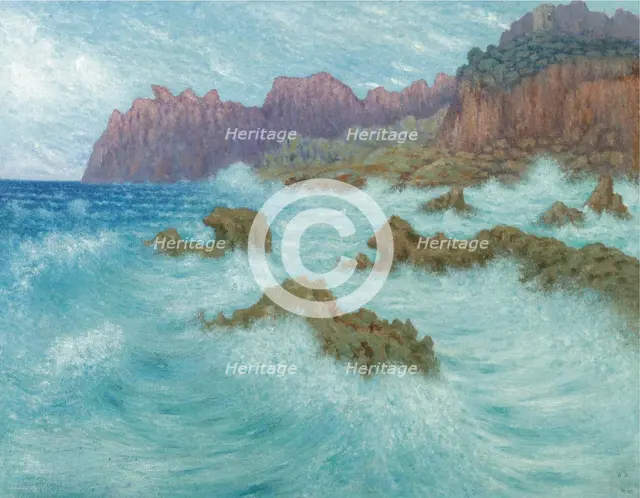 Storm at Cala San Vincente, Mallorca.