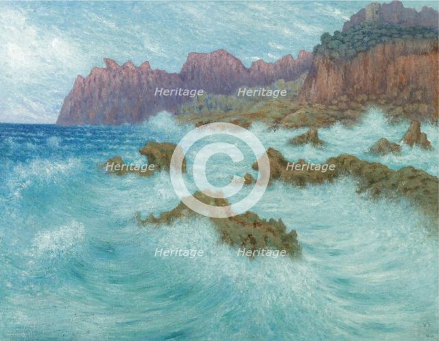 Storm at Cala San Vincente, Mallorca.