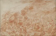 Storm at Sea, 18th century. Artist: Jean-Antoine Watteau