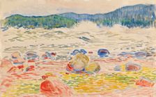 Storm at Sea, 1910. Creator: Verner Thome