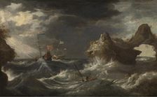 Storm at Sea, c1670-1700. Creator: Pieter Mulier the younger