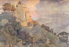 Storm at Sunset on the Rivera c19th century. Artist: Joseph Walter West