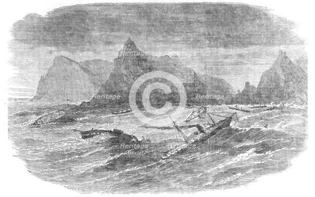 Storm in Balaclava Bay, 1854. Creator: Unknown.