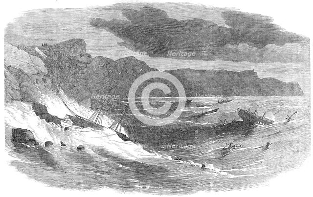 Storm in Balaclava Bay, 1854. Creator: Unknown.