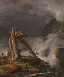 Storm in the Mountains, 1847. Creator: Frederic Edwin Church (American, 1826-1900)