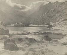 Storm in the mountains, Mt Cook, N.Z, c.1938-1946. Creator: Thelma Kent