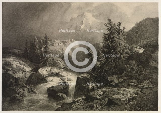 Storm in the Alps. Creator: Alexandre Calame (Swiss, 1810-1864).
