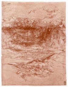Storm in the Alps c1503-1505. Artist: Leonardo da Vinci