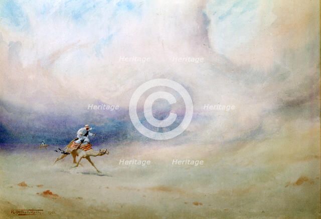 'Storm in the Desert', 1901. Artist: Robert Talbot Kelly