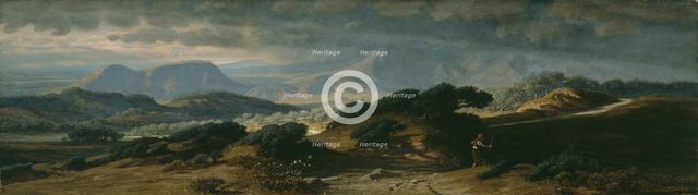Storm in Umbria, 1875. Creator: Elihu Vedder.