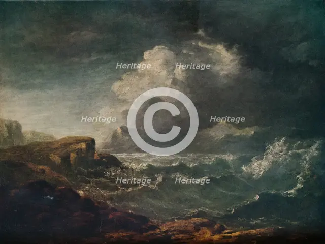 Storm on a Scottish Loch, 19th century, (1917). Artist: John Thomson