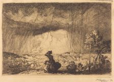 Storm on the Dune, Vendee (L'orage sur la dune, Vendee). Creator: Auguste Lepere