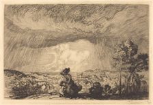Storm on the Dune, Vendee (L'orage sur la dune, Vendee). Creator: Auguste Lepere