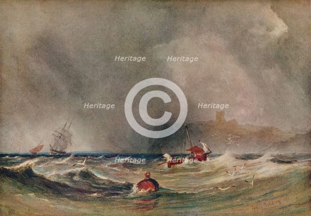'Storm off Whitby', 1851, (1930).  Creator: Anthony Vandyke Copley Fielding.