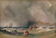 Storm off Whitby 1851, (1930). Creator: Anthony Vandyke Copley Fielding
