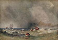 Storm off Whitby 1851, (1930). Creator: Anthony Vandyke Copley Fielding