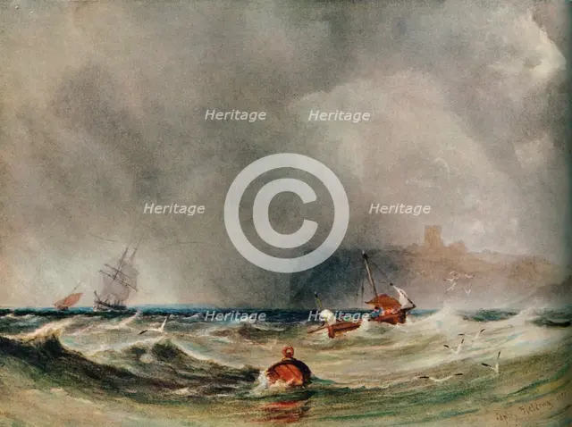 'Storm Off Whitby', 1851. Artist: Anthony Vandyke Copley Fielding.