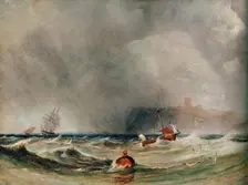 Storm Off Whitby 1851. Artist: Anthony Vandyke Copley Fielding