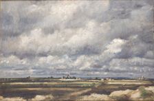 Storm over wide country 1887-1930. Creator: David Muirhead
