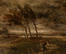 Storm Landscape, 1875. Creator: Willem Linnig II