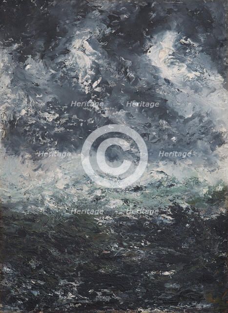 Storm landscape, 1894. Creator: Strindberg, August (1849-1912).
