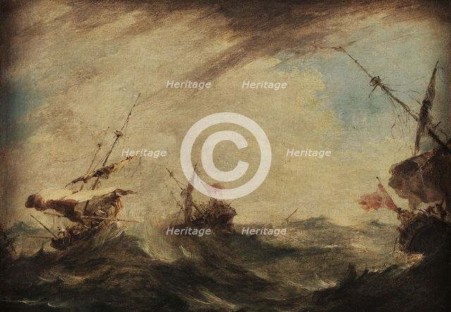 Storm, Last quarter of 18th cen.. Creator: Guardi, Francesco (1712-1793).