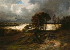 Storm: The Quarry at Montmartre, between 1820 and 1840. Creator: Georges Michel