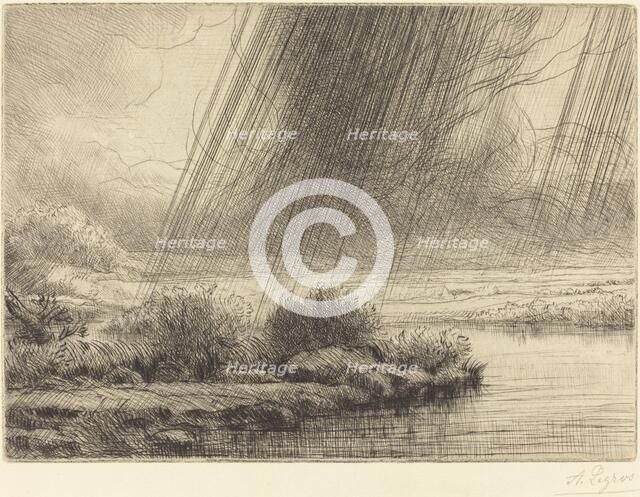 Storm (Un orage). Creator: Alphonse Legros.
