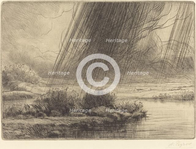 Storm (Un orage). Creator: Alphonse Legros.