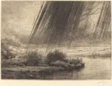 Storm (Un orage). Creator: Alphonse Legros