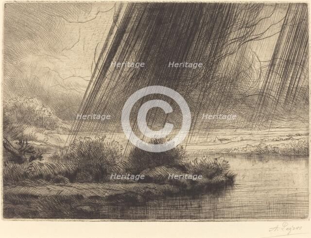 Storm (Un orage). Creator: Alphonse Legros.