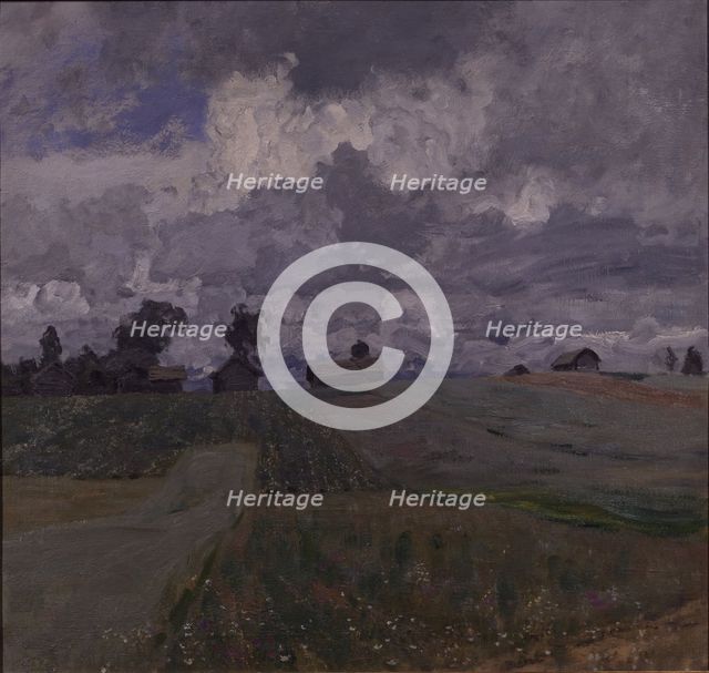 Stormy day, 1897. Artist: Levitan, Isaak Ilyich (1860-1900)