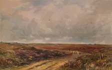 Stormy Day on a Surrey Common 19th-20th century, (1935). Artist: John Jessop Hardwick