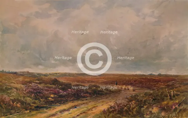 'Stormy Day on a Surrey Common', 19th-20th century, (1935). Artist: John Jessop Hardwick.