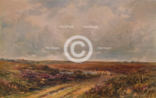 'Stormy Day on a Surrey Common', 19th-20th century, (1935). Artist: John Jessop Hardwick.