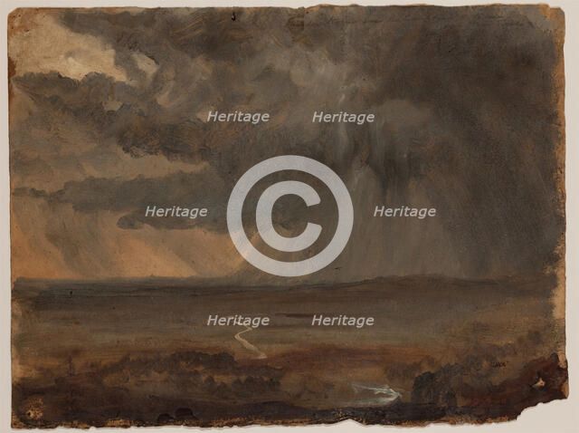 Stormy Landscape, c1832. Creator: Thomas Cole.