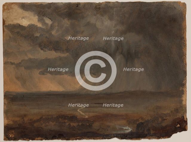 Stormy Landscape, c1832. Creator: Thomas Cole.