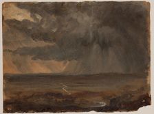Stormy Landscape, c1832. Creator: Thomas Cole