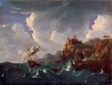 Stormy Sea 17th century. Artist: Pieter Mulier the younger