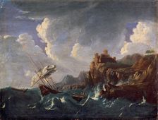 Stormy Sea 17th century. Artist: Pieter Mulier the younger