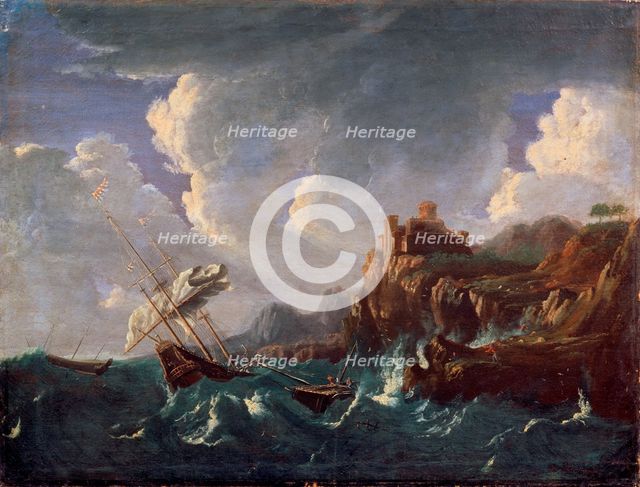 'Stormy Sea', 17th century.  Artist: Pieter Mulier the younger
