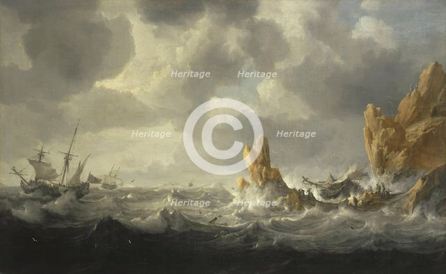 Stormy Sea, 1645. Creator: Jan Peeters.