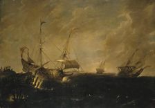 Stormy Sea, 1640. Creator: Andries van Eertvelt